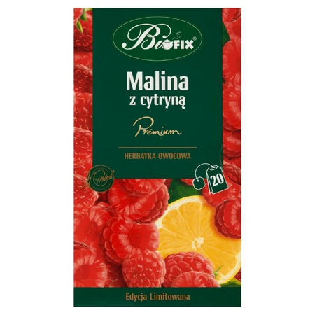 Bi Fix Premium raspberry with lemon, fruit tea, 2 gx 20 sachets