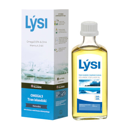 Lysi Icelandic transfats, aromă naturală, 240 ml