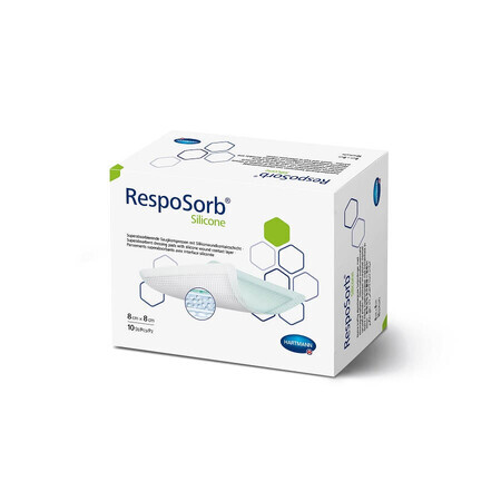 Pansament RespoSorb Silicone 8 x 8 cm, 10 bucati, Hartmann