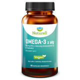 Naturell Omega-3 from algae, 90 vegan capsules