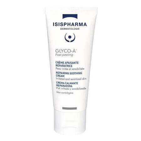 Isispharma Glyco-A, crema lenitiva rigenerante dopo il peeling, 40 ml