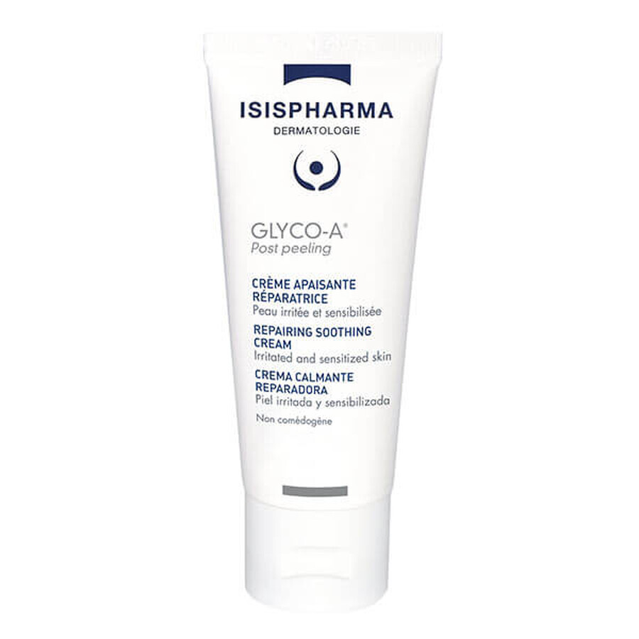 Isispharma Glyco-A, crema lenitiva rigenerante dopo il peeling, 40 ml