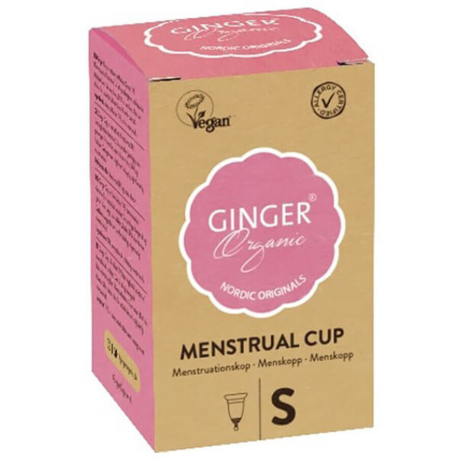 Ginger Organic, menstrual cup, size S, 1 pc