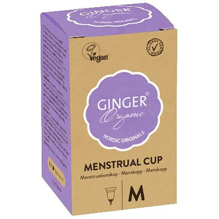 Ginger Organic, Menstruationstasse, Größe M, 1 Stück