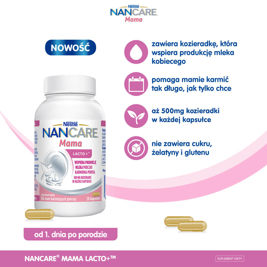 Nestle NANCare Mama Lacto+, 28 Kapseln