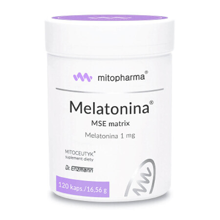 Mito-Pharma Melatonin MSE Matrix, 120 capsules