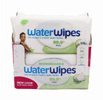 WaterWipes Soapberry Kids Bio, Feuchttücher, Wasser mit Seifenbeerenextrakt, ab Geburt, Karton, 12 x 60 Stück