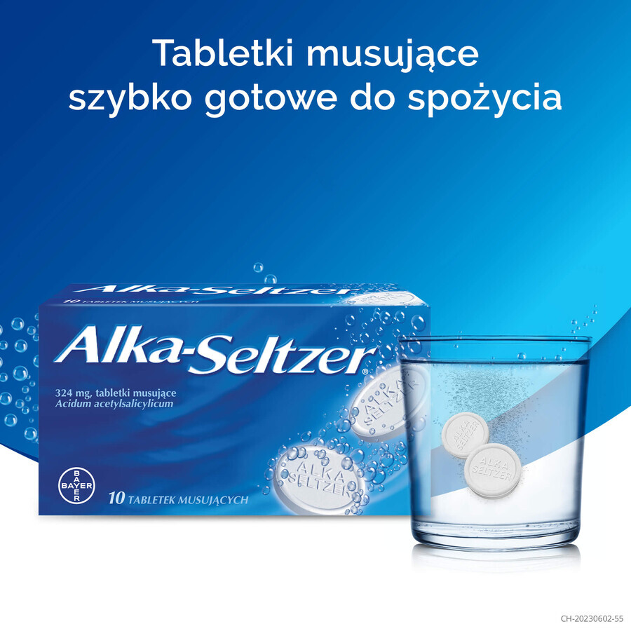 Alka-Seltzer 324 mg, 10 Brausetabletten