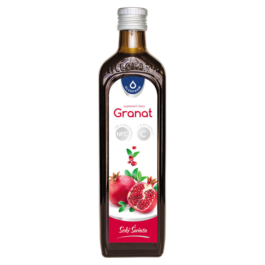 Oleofarm Jugos del Mundo Granada con vitamina C, 490 ml