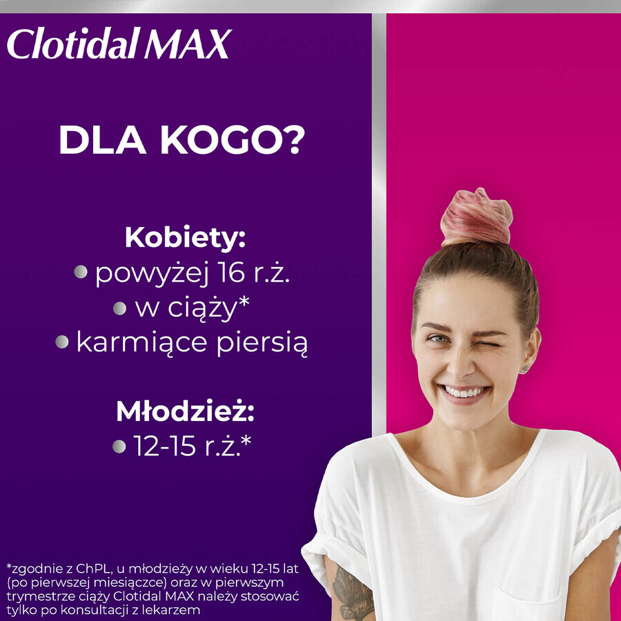 Clotidal Max 500 mg, 1 Vaginaltablette