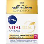 Nivea Vital Soja Anti-Age, crème de jour raffermissante, peau mature, SPF 30, 50 ml