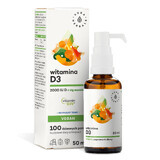 Aura Herbals Vitamin D3 2000 IU Vegan, drops, 50 ml