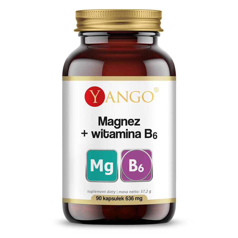 Yango Magnesium + Vitamin B6, 90 Kapseln