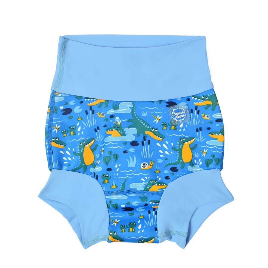 Splash About, Happy Nappy, Swim Diaper, Crocodiles, 1-2 Years, Size XL, 1pc