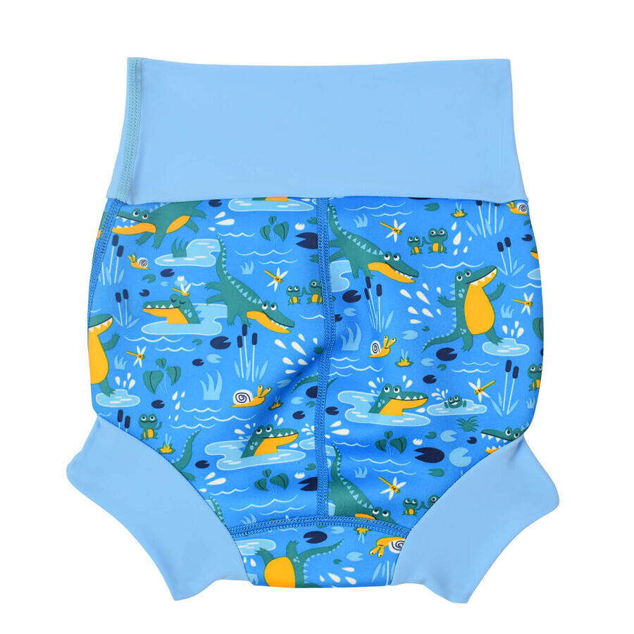 Splash About, Happy Nappy, pañal de baño, Cocodrilos, 2-3 años, talla XXL, 1 pieza