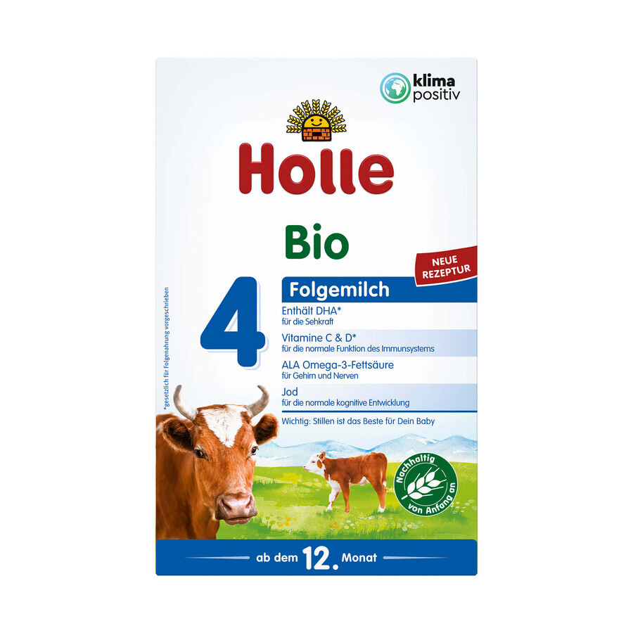 Holle Bio 4, Follow-on milk, from 12 months, 600 g