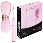 Vitammy Symphony &amp; Siliko Set, Schallzahnbürste + Gesichtsbürste, rosa