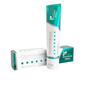 Opalescent Whitening Toothpaste, pasta blanqueadora para dientes hipersensibles, menta, con flúor, 133 g