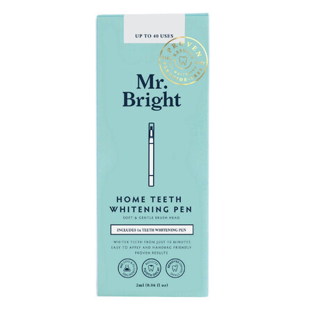 Mr. Bright Home Teeth Whitening Pen, Zahnaufhellungsstift, 3 ml