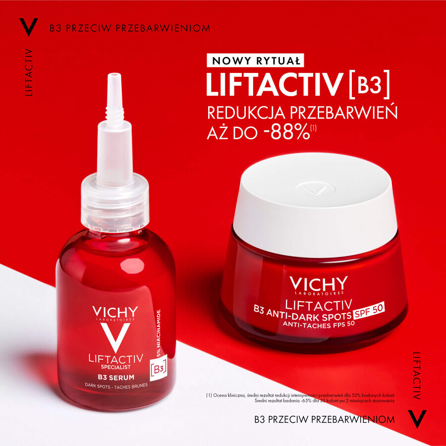 Vichy Liftactiv Specialist B3 Anti-Dark Spots, Creme gegen Faltenbildung, SPF 50, 50 ml