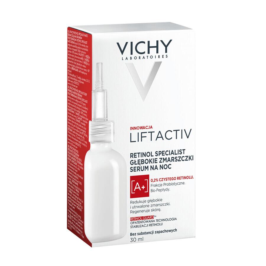 Vichy Liftactiv Retinol Specialist, Anti-Falten-Serum mit Retinol, 30 ml