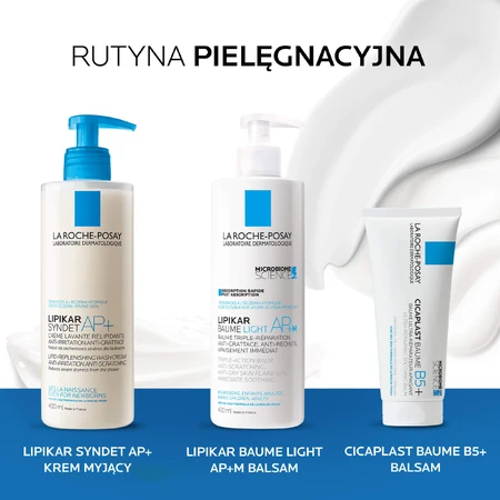 La Roche-Posay Lipikar Baume Light AP+M, loțiune de corp ușoară, piele sensibilă, uscată, predispusă la atopie, 400 ml