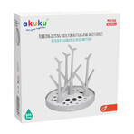 Ackuku, opvouwbare fles en accessoire droger, 1 stuk