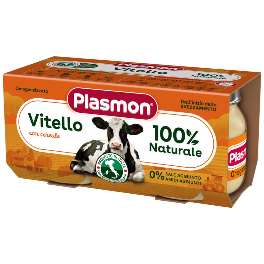 Plasmon Cina, vițel, după 4 luni, 2 x 80 g