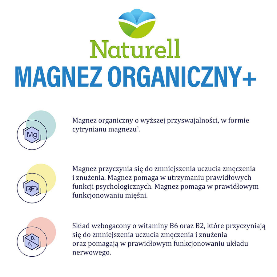 Naturell Bio-Magnesium+, 50 Kapseln