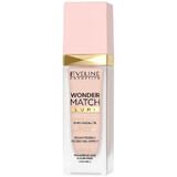 Eveline Cosmetics Wonder Match Lumi, aufhellende Grundierung, SPF 20, Nr. 05, hell neutral, 30 ml