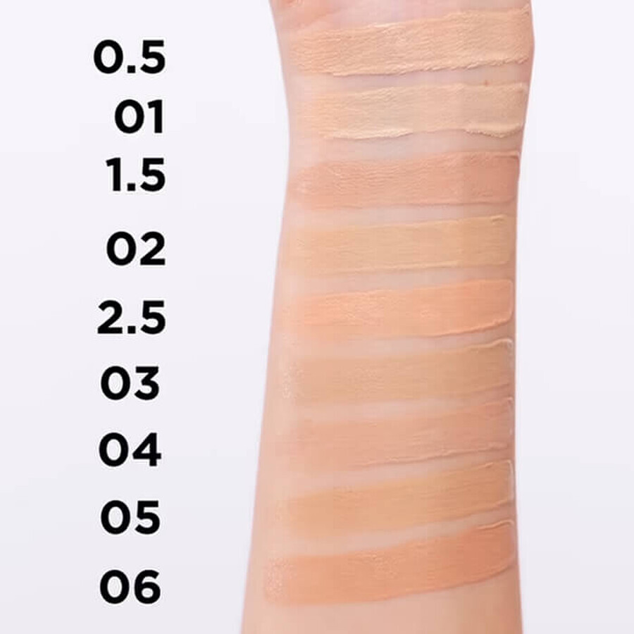 Eveline Cosmetics Better Than Perfect, moisturizing and covering foundation, no. 05, creamy beige, 30 ml