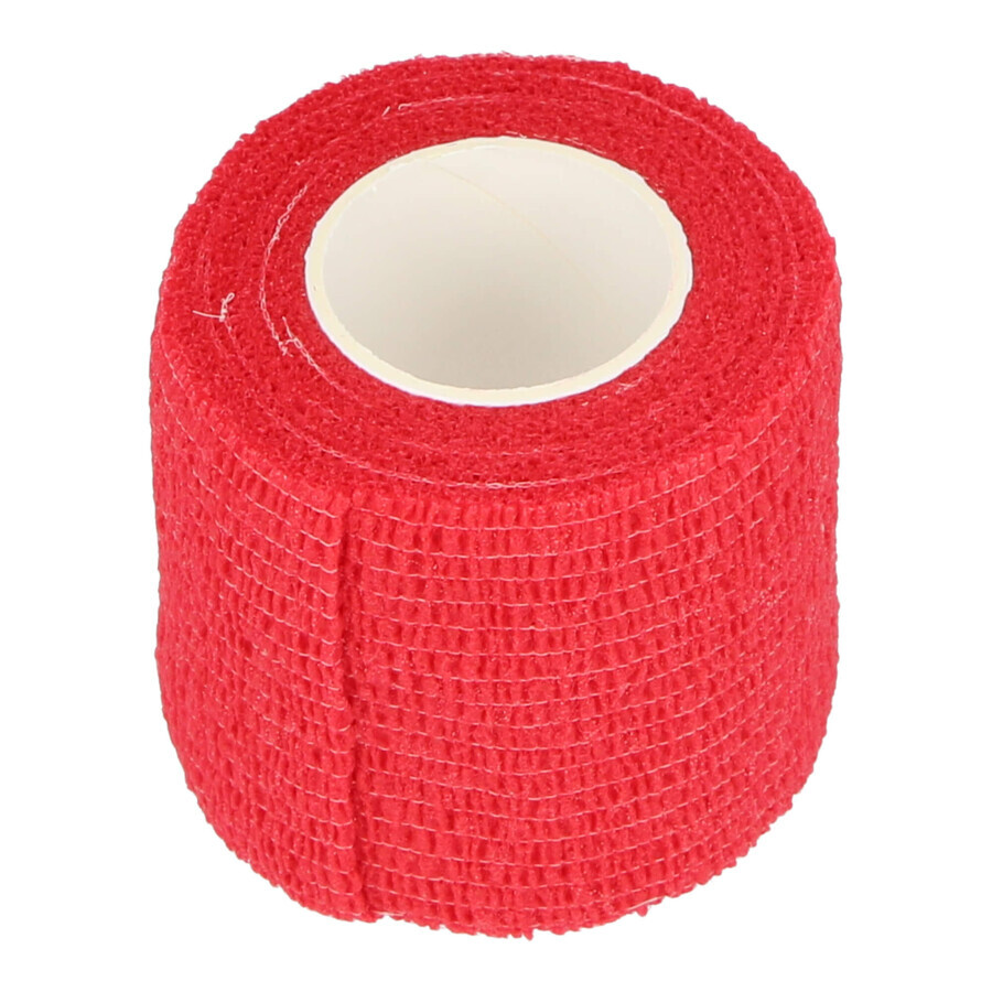 Dr. Beck, Kohäsivbandage Non-Woven, Vliesstoff, Rot, 5 cm x 4,5 m