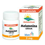 Melatonin LEK-AM 3 mg, 60 tablets