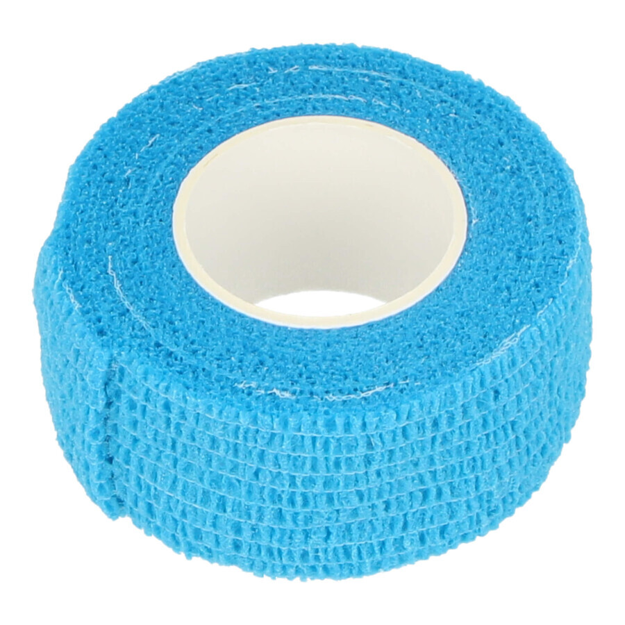 Dr. Beck, Kohäsivbandage Non-Woven, Vliesstoff, Hellblau, 2,5 cm x 4,5 m