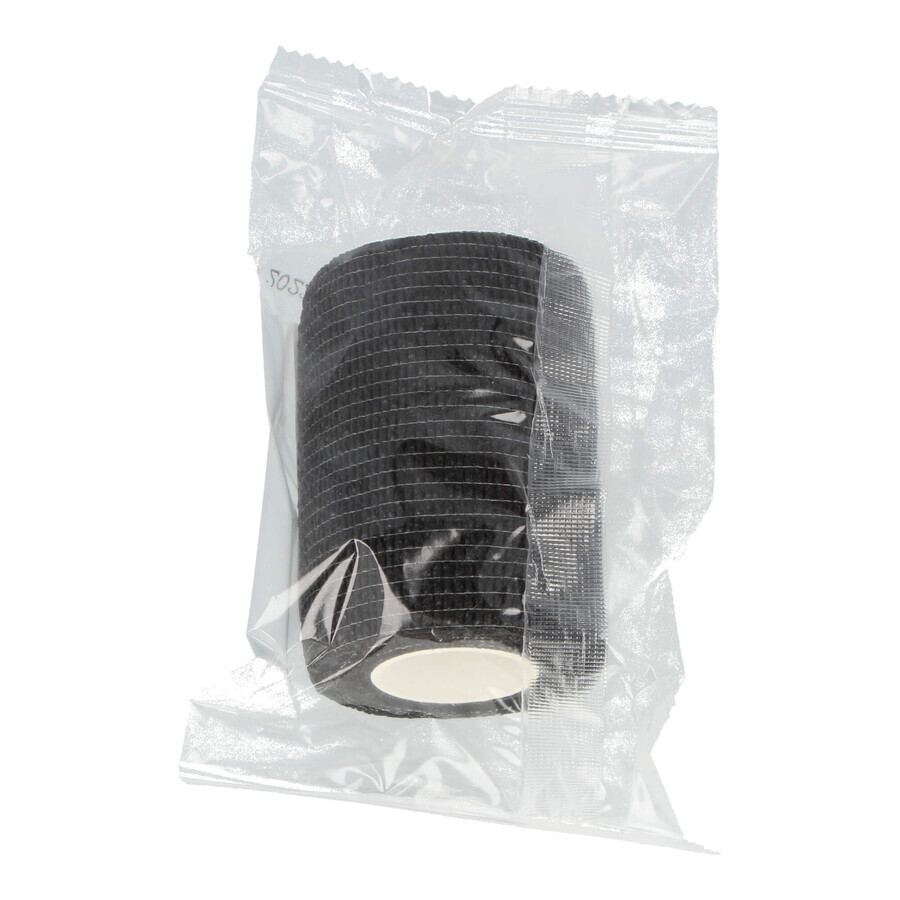 Dr. Beck, Kohäsivbandage Non-Woven, Vliesstoff, Schwarz, 7 cm x 4,5 m