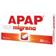 Apap Migr&#228;ne 250 mg + 250 mg + 65 mg, 20 Filmtabletten