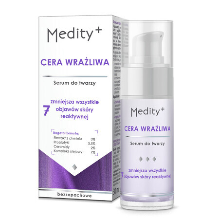 Ava Medity+ Empfindliche Haut, Gesichtsserum, 30 ml