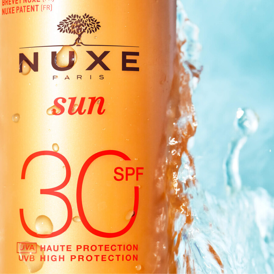 Nuxe Sun, Bräunungslotion für Gesicht und Körper, Spray, SPF 30, 150 ml