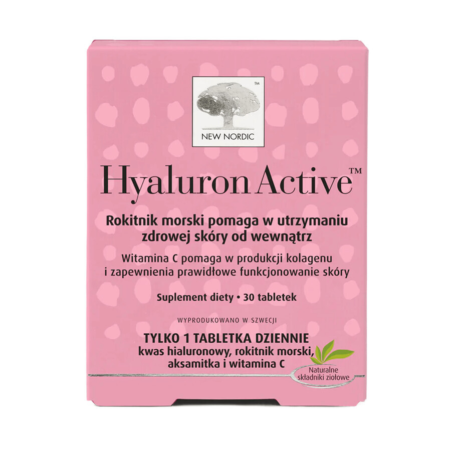 Neu Nordic Hyaluron Active, 30 Tabletten