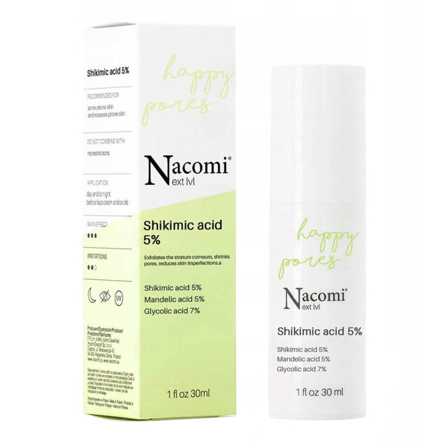 Nacomi Next Level, shikiminezuur 5%, 30 ml