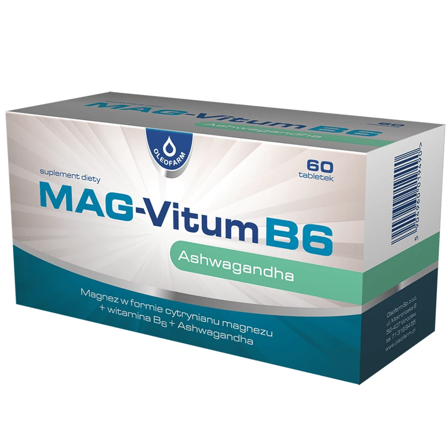 Mag-Vitum B6 Ashwagandha, 60 compresse