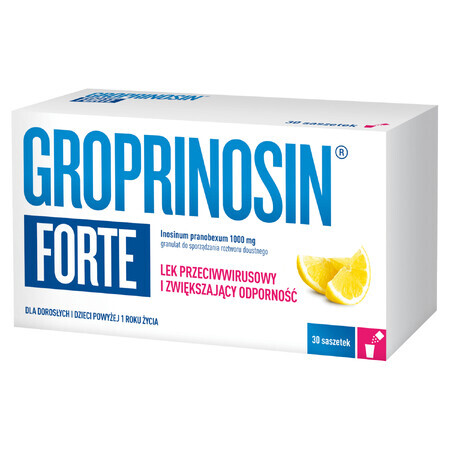 Groprinosin Forte 1000 mg, Granulat für orale Lösung, 30 Beutel