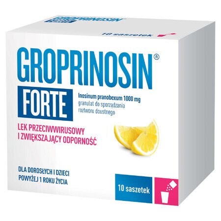 Groprinosin Forte 1000 mg, Granulat zum Einnehmen, 10 Portionsbeutel