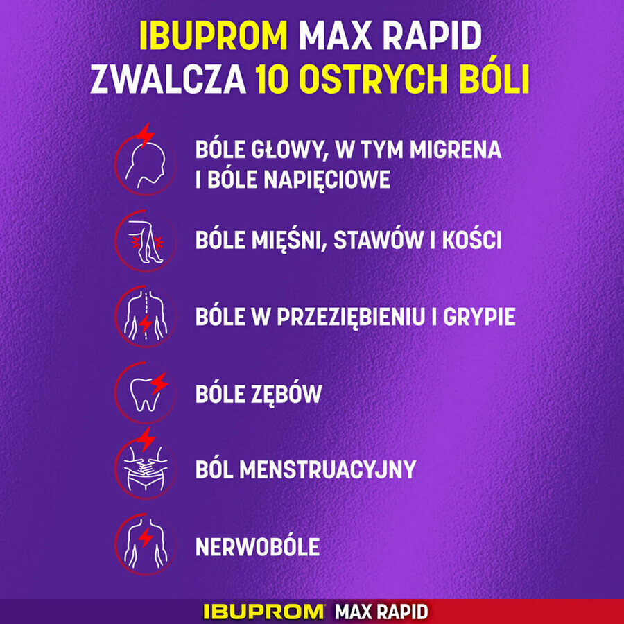 Ibuprom Max Rapid 400 mg, 12 Filmtabletten