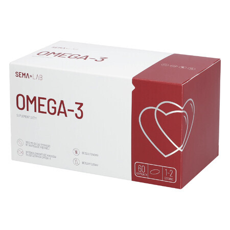 SEMA Lab Omega-3, 60 Kapseln