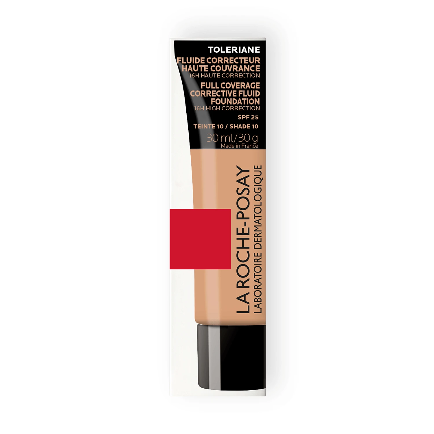 La Roche-Posay Toleriane, Intensiv deckende Grundierung, Farbton 10, SPF 25, 30 ml