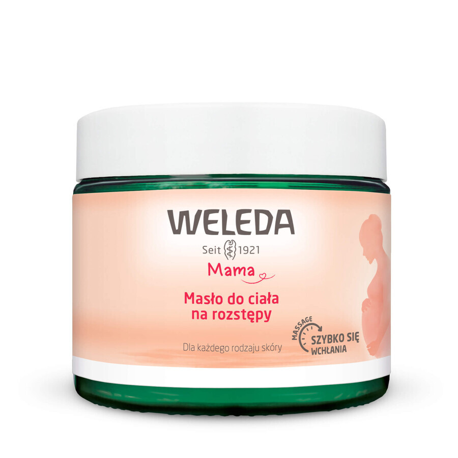 Weleda Mama, Körperbutter gegen Schwangerschaftsstreifen, 150 ml