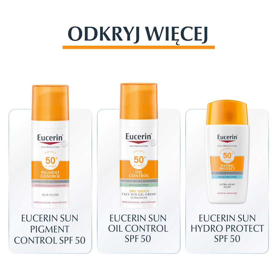 Eucerin Sun Photoaging Control, fluido protettivo contro il fotoinvecchiamento, SPF 50+, 50 ml