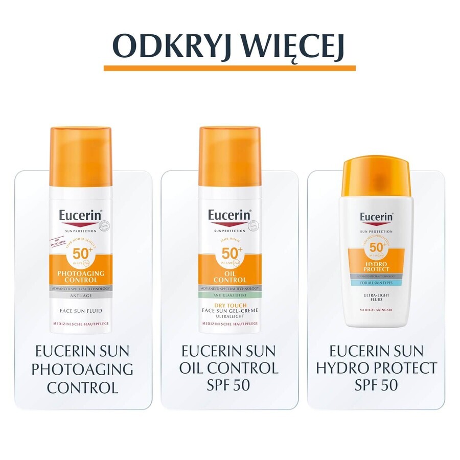 Eucerin Sun Pigment Control, fluido protettivo per l'iperpigmentazione, SPF 50+, 50 ml