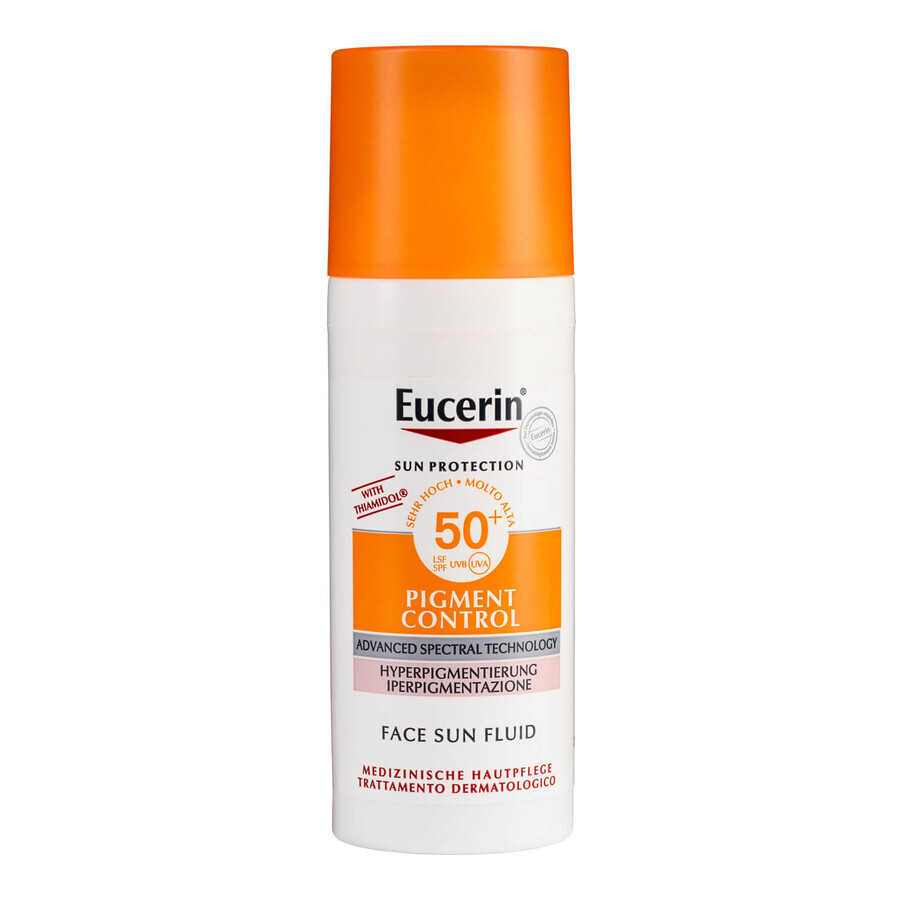 Eucerin Sun Pigment Control, fluido protettivo per l'iperpigmentazione, SPF 50+, 50 ml